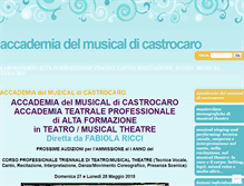 Tablet Screenshot of castrocaromusical.com